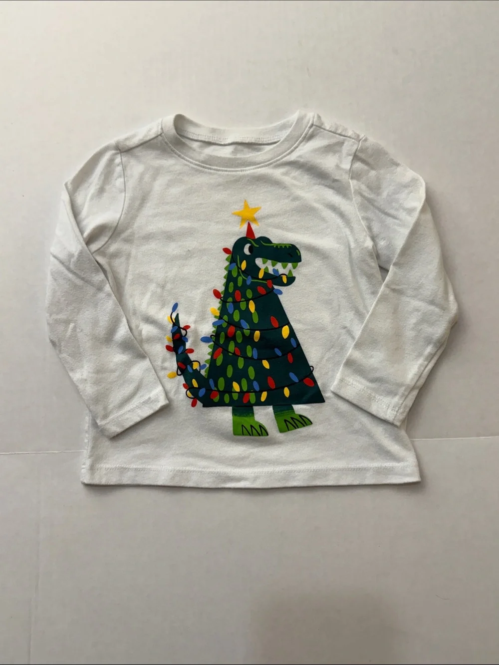 Bundle of 4 Kids Holiday Long Sleeve Shirts Size 2T Graphic Shirts
